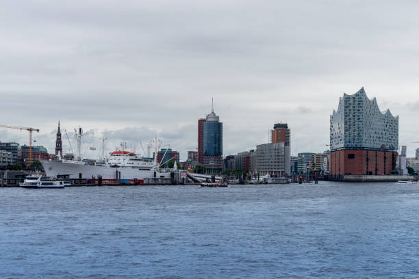 istock Hamburg harbor from the waterside with Elbphilharmonie 2167722963