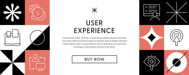 بنر مفهومی تجربه کاربری یا UX در طراحی وب مدرن