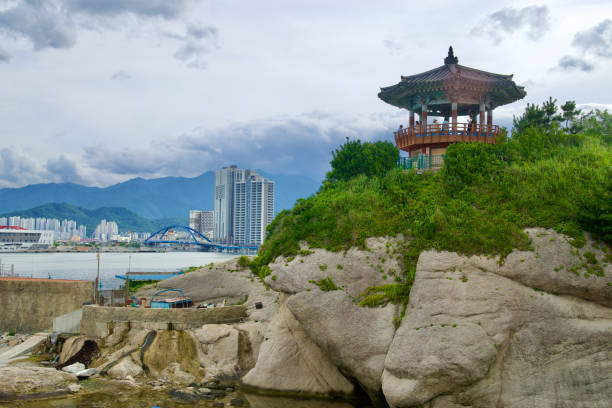 Korean temple Asian old building