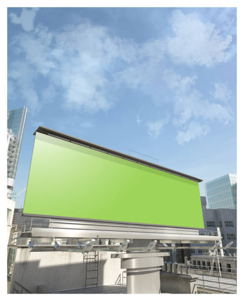 istock Outdoor Advertising Billboard with Sky Background 2167754205