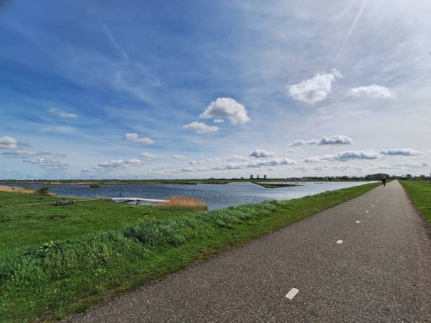 istock Water storage area Eendragtspolder, also used as willem-alexander rowing course in zevenhuizen 2167759759