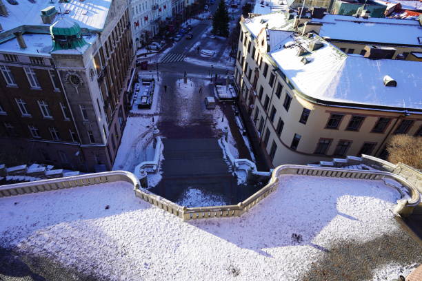 istock Snow in the city. 2167765461