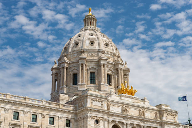 Minnesota State Capitol Building. stock photo