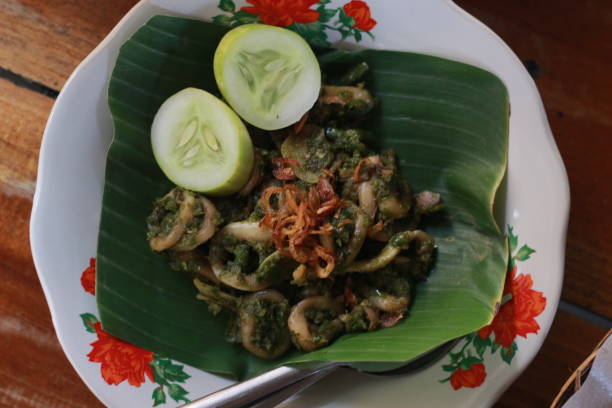 istock a portion of Green Chili Squid 2167769884