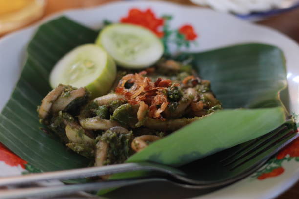istock a portion of Green Chili Squid 2167770058