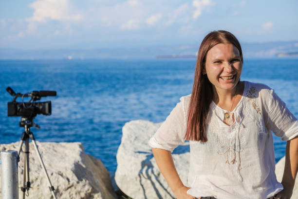 istock Happy female artist after interview 2167772141