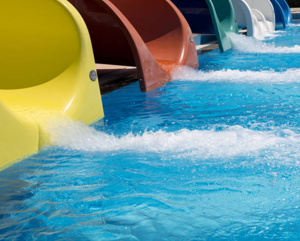 istock Water slides in water park 2167779330