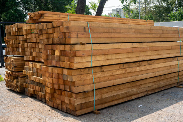 istock Dry planed and folded hardwood blocks 2167789066