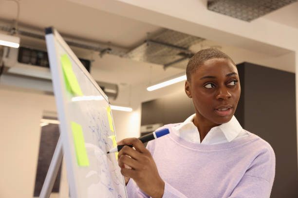 istock Woman looking sideways in office 2167790434