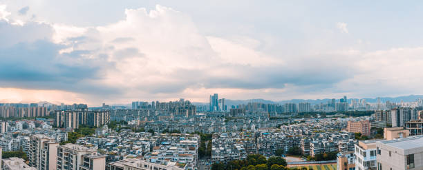 istock Fuzhou City, Sunset, Urban Scenery, Clouds 2167791711