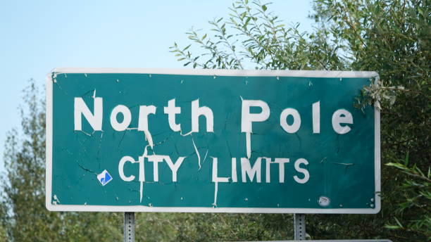 istock North Pole Alaska City Limits Sign 2167799615
