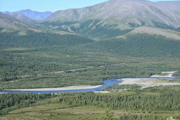 istock The Sob River in the Polar Urals. 2167801571