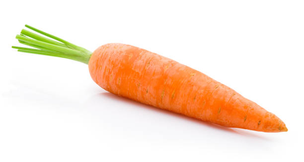 istock Fresh carrot isolated on white background 2167803484