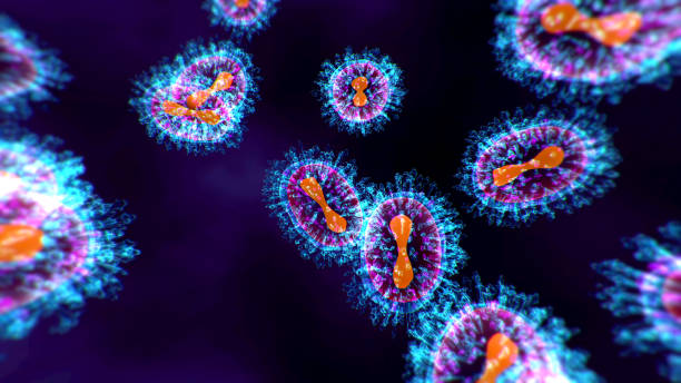 MPOX Virus. Monkeypox mutation,Mutated fever monkey,variant of smallpox ebola stock pictures, royalty-free photos & images
