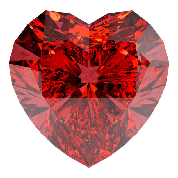 istock 3D illustration of heart shaped ruby isolated on transparent background 2167811363