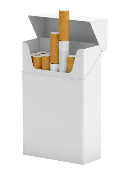 istock Pack of cigarettes isolated on transparent background 2167812504