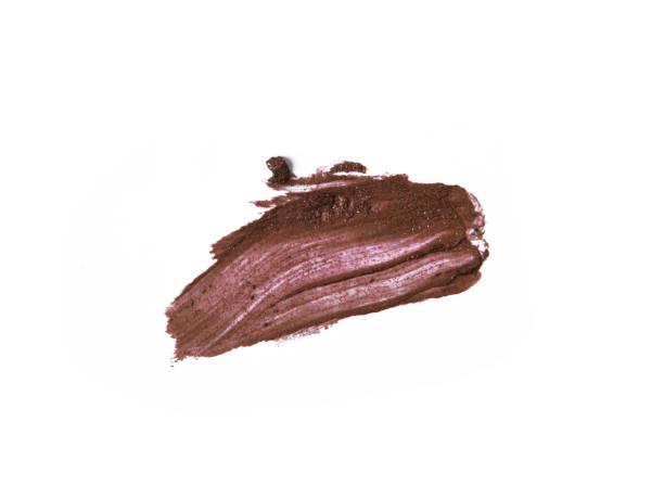istock Eye Shadow Shimmering Matte Deep Chocolate Brown Palette Smooth Texture On White Background 2167813430