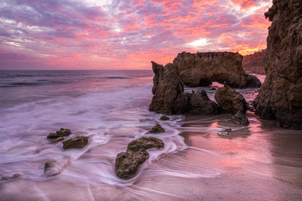 Sunset in El Matador State Beach - Malibu, CA