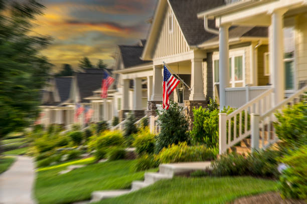 istock Patriotic Neighborhood 2167819329