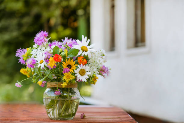 istock Beautiful Wild summer  flowers in vase 2167821255