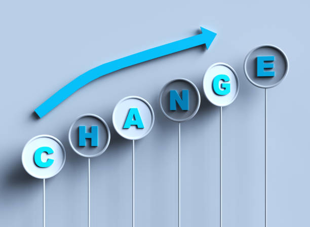 Word CHANGE stock photo