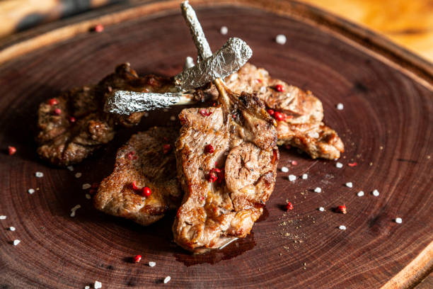 Roast rack of lamb