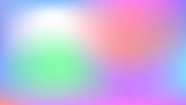 istock Holographic Gradient. Vibrant Card. Liquid Foil. Hologram Texture. Blur Glitter. Metal Geometric Template. Iridescent Background. Blue Retro Background. Violet Holographic Gradient 2167829559