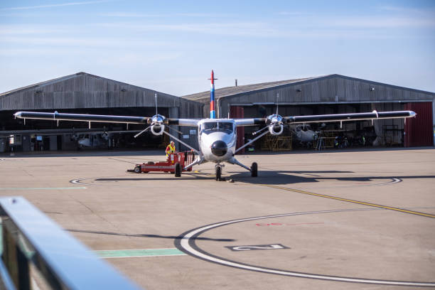 Image captured in August 2024 of Isles of Scilly Travel's Skybus passenger aircraft.