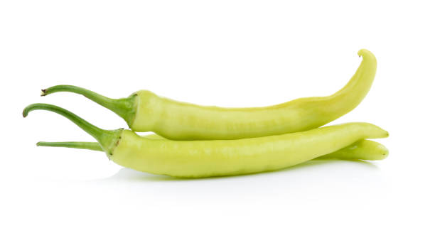 istock green chili on white 2167842313