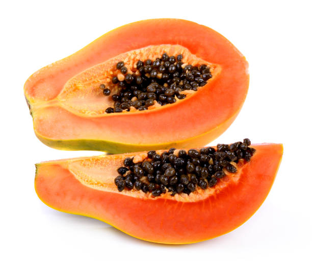 istock papayas on the white ground 2167843013
