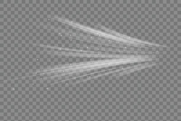 stream of fresh wind png. imitation of the exit of cold air from the air conditioner. cold winter wind texture. holiday vector blizzard. christmas effect of a cold blizzard. vector png. - wind stock-grafiken, -clipart, -cartoons und -symbole