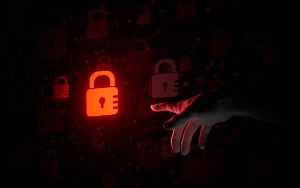 istock Cyber Security Fingerprint Ransomware Email Phishing Encrypted Technology, Digital Information Protected Secured 2167849474