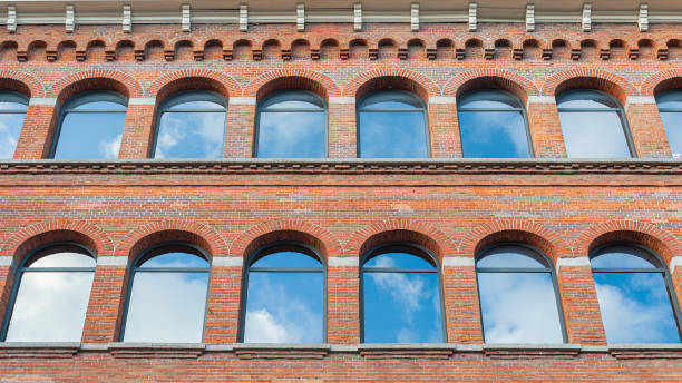 istock The facade of a brick building 2167854292