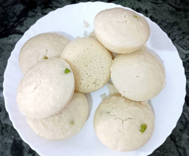 istock Rava idli or suji idli on white plate 2167858103