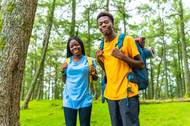istock African friends enjoying nature in the forest 2167863310