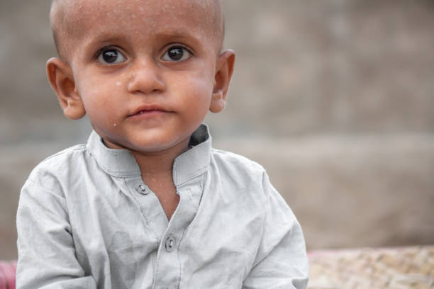 istock Abandoned Child boy in Refugee Camp 2167867845