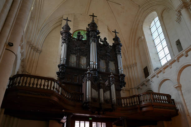 istock Saint-Pierre-du-Marais church organ 2167868456