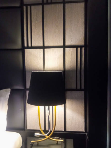 istock aesthetic night light in five star hotel room 2167868989
