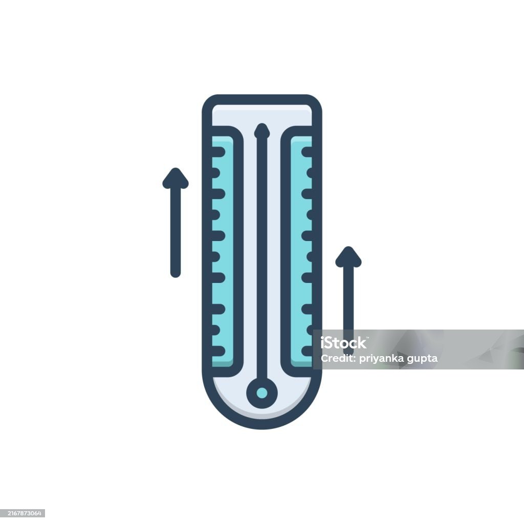 Tem Instrument Icon Temperature Increase Stock Illustration - Download Image Now ...