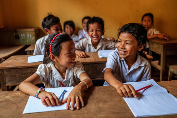 istock Cambodian school children during class, Tonle Sap, Cambodia 2167875372
