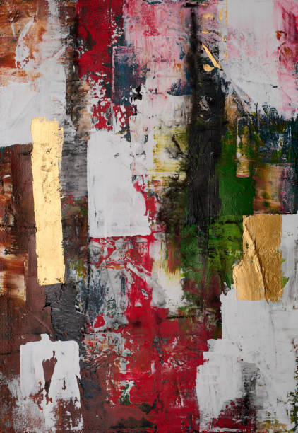 istock Modern impressionism technique. Wall poster print template. Abstract painting art. Hand drawn by dry brush of paint background texture. Oil painting style. Artistic pattern for web or graphic design. 2167875859