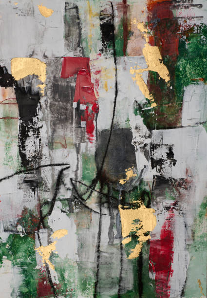 istock Abstract multicolor painting wtih grunge texture on canvas. Artwork mix brush stroke, splash color and oil, acrylic paint element. Modern contemporary art  for wallpaper background 2167876239
