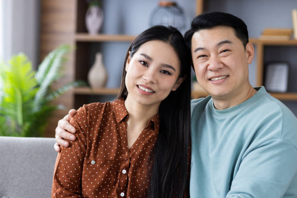 istock Affectionate couple enjoying a cozy moment at home 2167877158