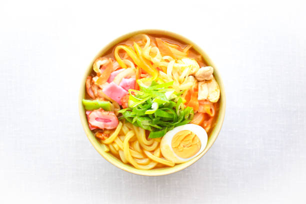 Curry Udon is a dish made by adding Udon to curry soup dissolved in Japanese dashi.