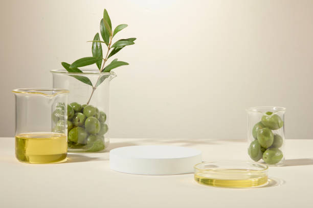 istock Cosmetic experiments use olive as a key ingredient 2167877551