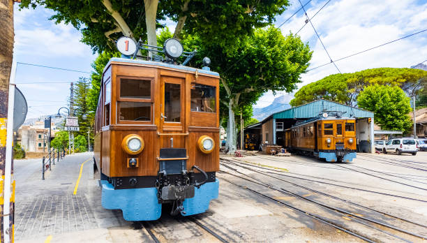 istock Front View of Soller’s Iconic Wooden Train. 2167878294