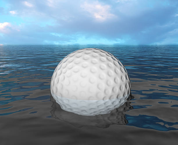 istock Golf Ball in The Sea 2167879518