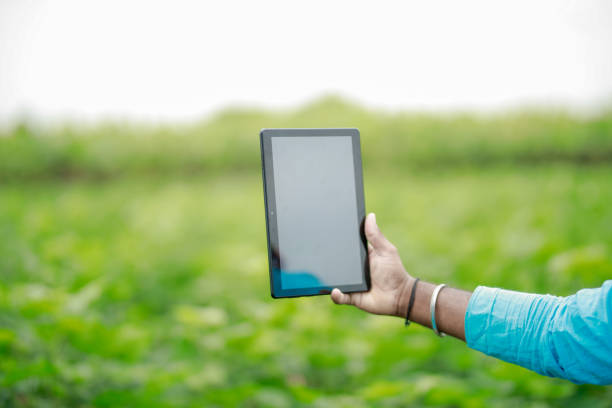 istock happy young Indian farmer using smart phone 2167883880