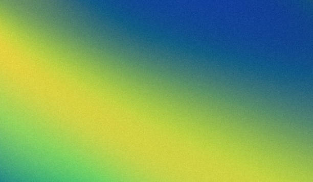 istock Grainy abstract colorful gradient blue yellow green divided blurry background with noise 2167884948