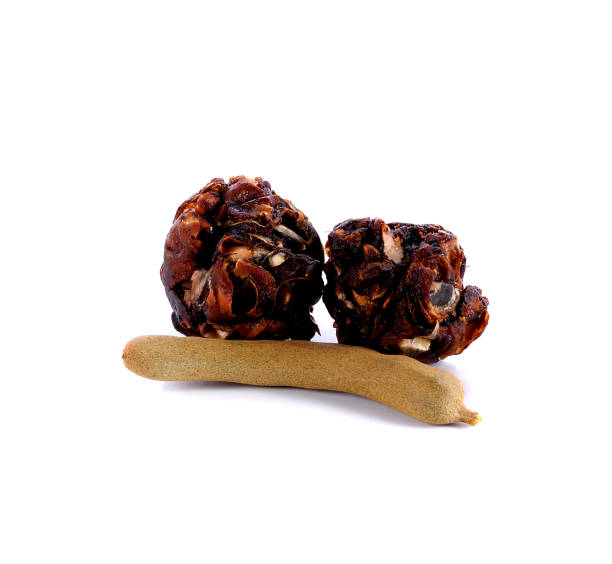 Tamarind on white background